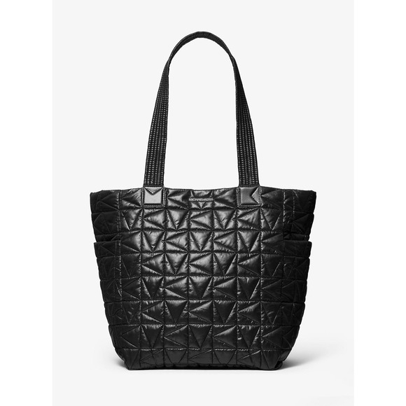 Michael Kors Winnie Large Quilted Tote Bag Handbag Black New $398 - Picture 1 of 6